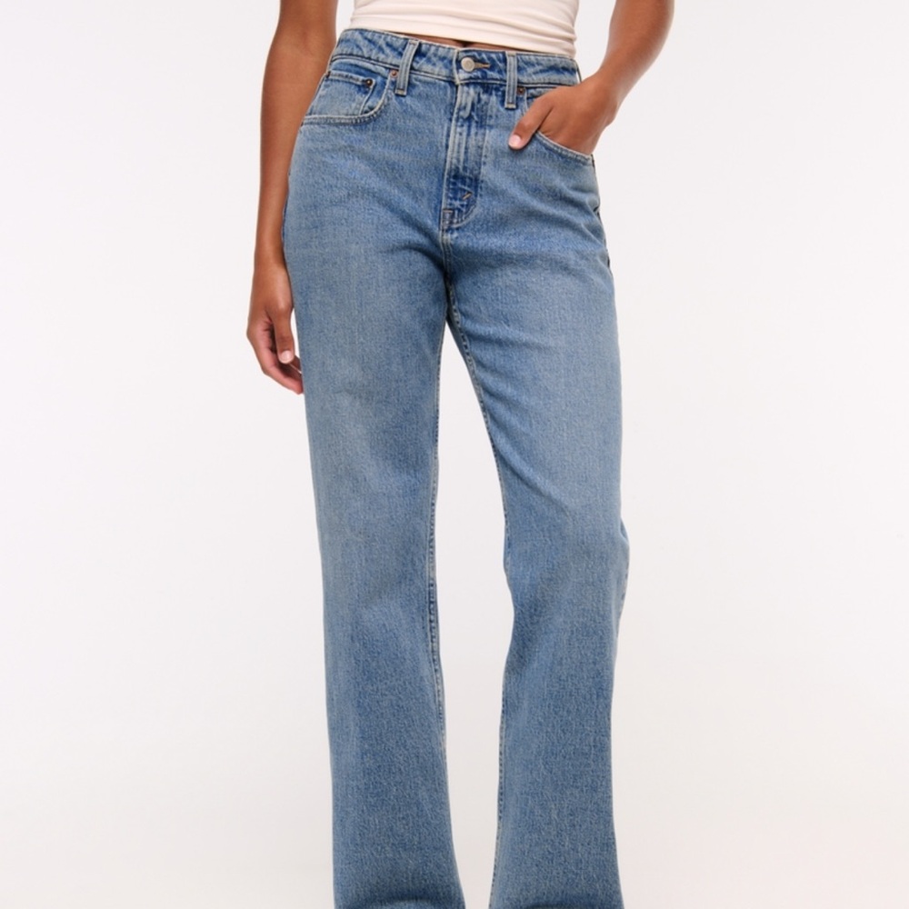 Abercrombie & Fitch High Rise Blue Jeans